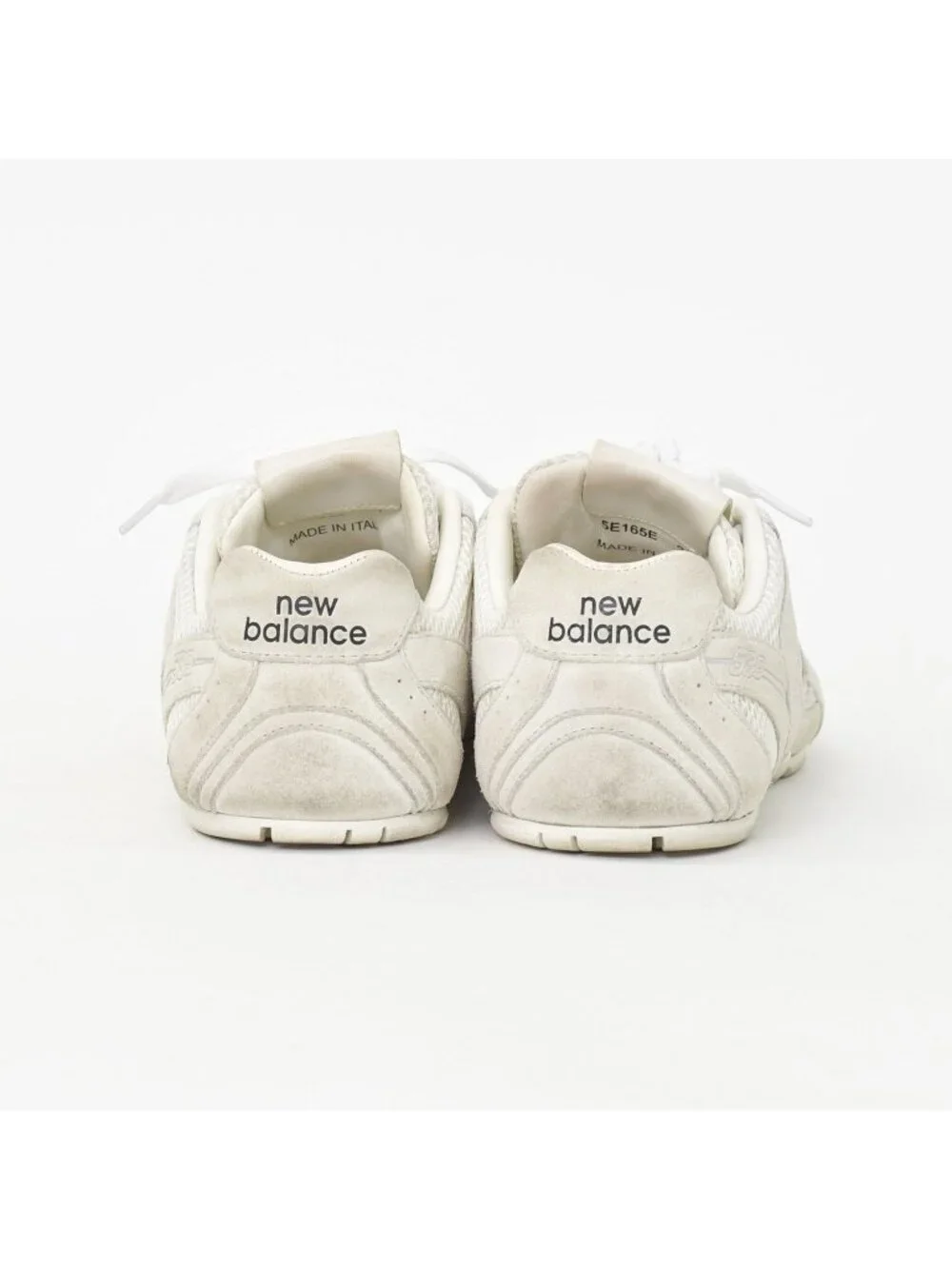 Miu Miu New Balance Suede Mesh Beige White